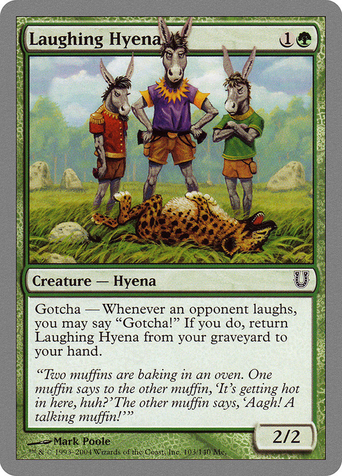Laughing Hyena [Unhinged] | Eastridge Sports Cards & Games