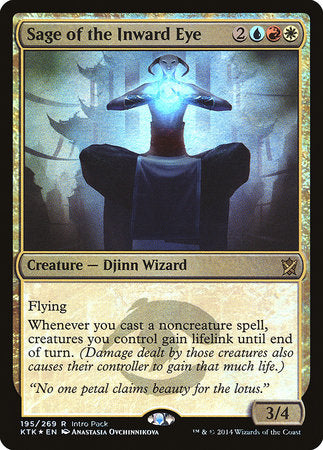 Sage of the Inward Eye [Khans of Tarkir Promos] | Eastridge Sports Cards & Games