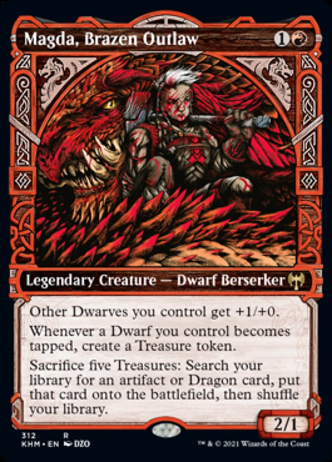 Magda, Brazen Outlaw (Showcase) [Kaldheim] | Eastridge Sports Cards & Games