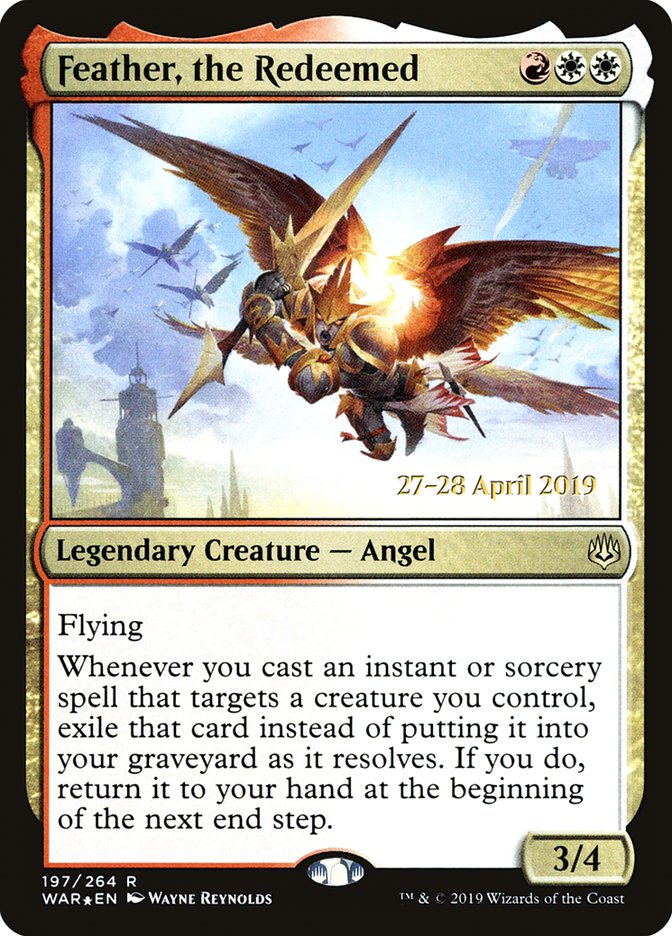 Feather, the Redeemed  [War of the Spark Prerelease Promos] | Eastridge Sports Cards & Games