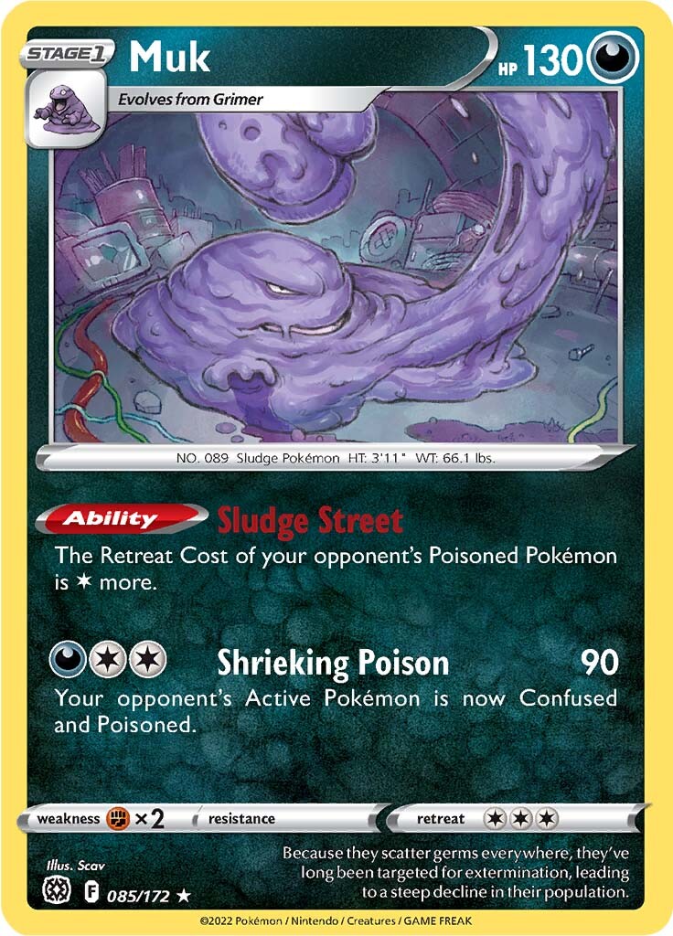 Muk (085/172) [Sword & Shield: Brilliant Stars] | Eastridge Sports Cards & Games
