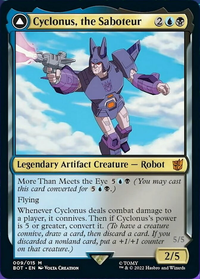 Cyclonus, the Saboteur // Cyclonus, Cybertronian Fighter [Universes Beyond: Transformers] | Eastridge Sports Cards & Games