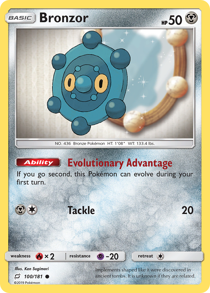 Bronzor (100/181) [Sun & Moon: Team Up] | Eastridge Sports Cards & Games