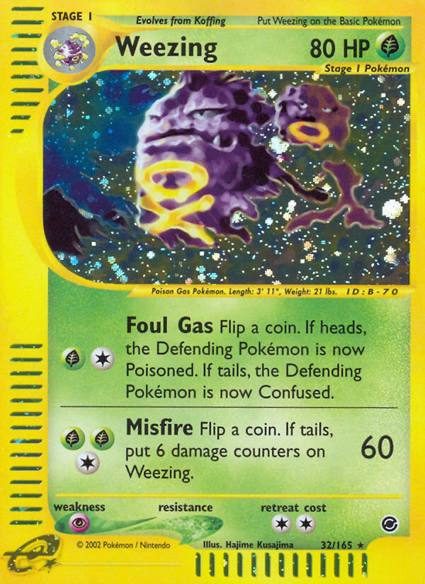 Weezing (32/165) [Expedition: Base Set] | Eastridge Sports Cards & Games