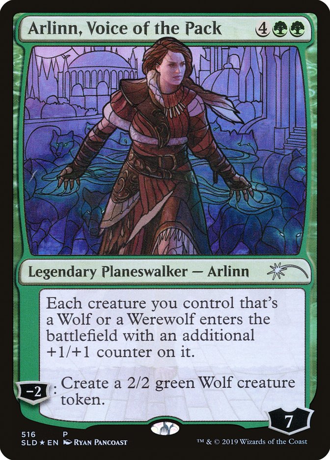 Arlinn, Voice of the Pack (Stained Glass) [Secret Lair Drop Promos] | Eastridge Sports Cards & Games