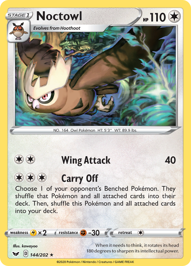 Noctowl (144/202) [Sword & Shield: Base Set] | Eastridge Sports Cards & Games