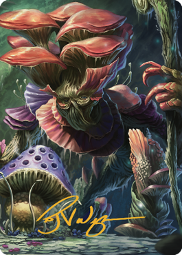 Myconid Spore Tender Art Card (Gold-Stamped Signature) [Commander Legends: Battle for Baldur's Gate Art Series] | Eastridge Sports Cards & Games