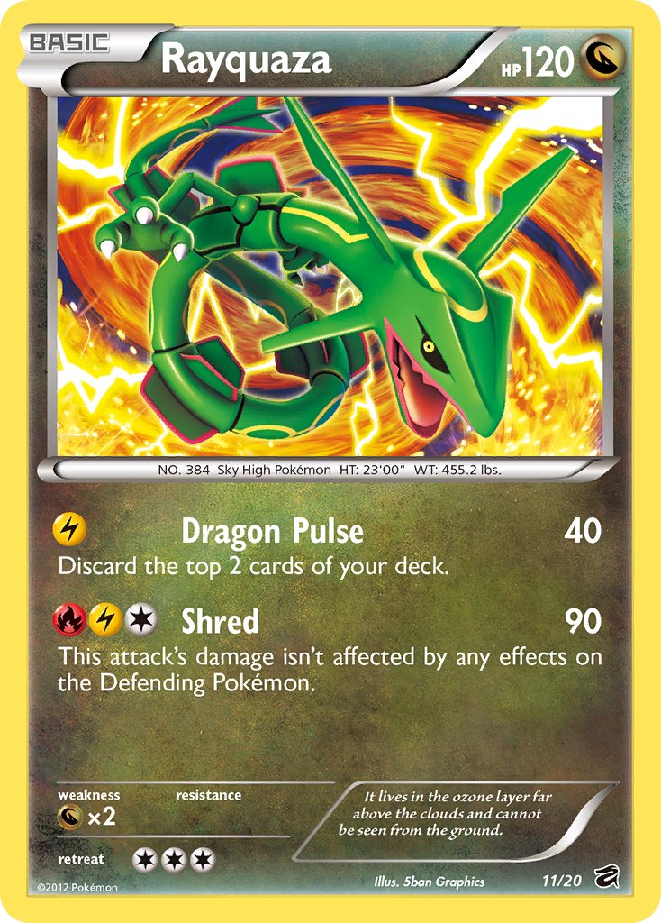 Rayquaza (11/20) (Blister Exclusive) [Black & White: Dragon Vault] | Eastridge Sports Cards & Games