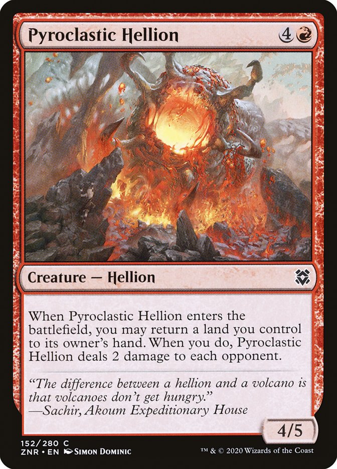 Pyroclastic Hellion [Zendikar Rising] | Eastridge Sports Cards & Games