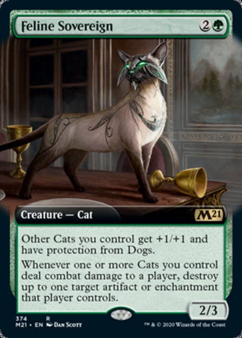 Feline Sovereign (Extended Art) [Core Set 2021] | Eastridge Sports Cards & Games