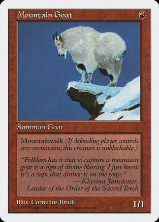 Mountain Goat [Fifth Edition] | Eastridge Sports Cards & Games