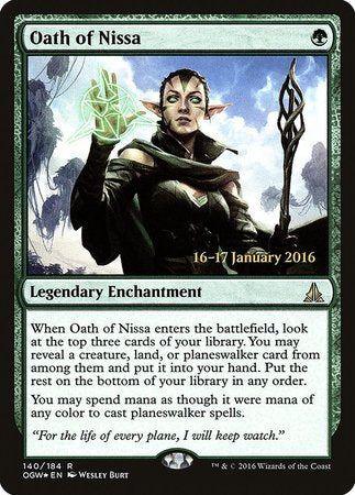 Oath of Nissa [Oath of the Gatewatch Promos] | Eastridge Sports Cards & Games
