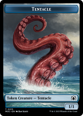 Tentacle // Human (26) Double-Sided Token [March of the Machine Commander Tokens] | Eastridge Sports Cards & Games