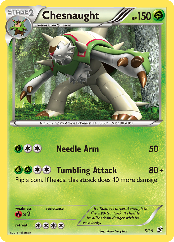 Chesnaught (5/39) [XY: Kalos Starter Set] | Eastridge Sports Cards & Games