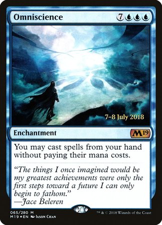 Omniscience [Core Set 2019 Promos] | Eastridge Sports Cards & Games