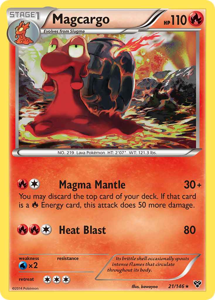 Magcargo (21/146) [XY: Base Set] | Eastridge Sports Cards & Games