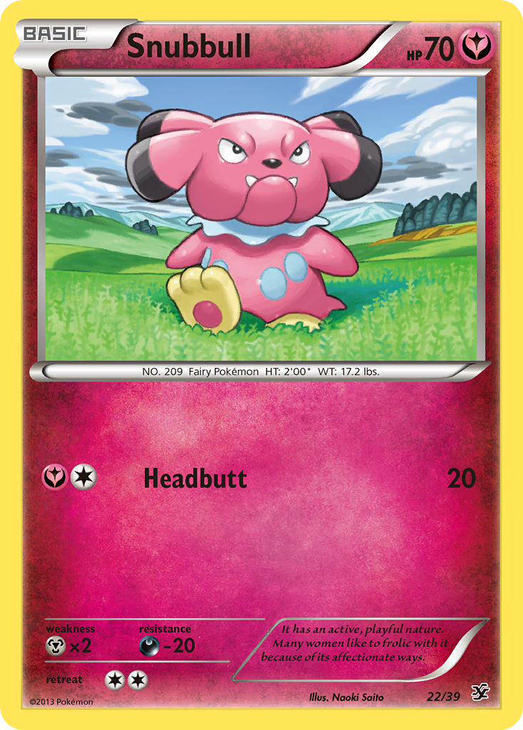 Snubbull (22/39) [XY: Kalos Starter Set] | Eastridge Sports Cards & Games