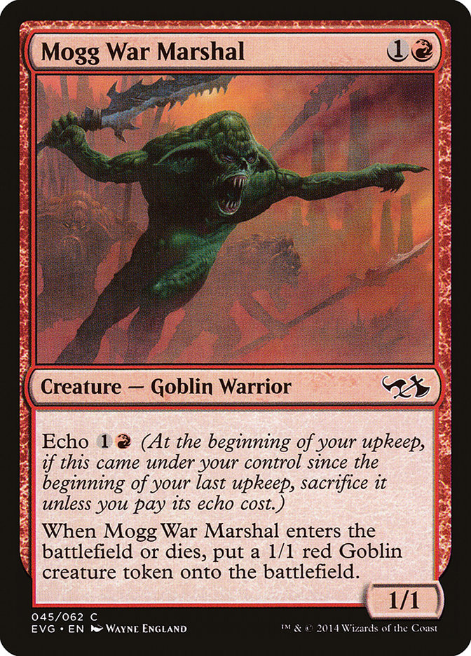 Mogg War Marshal (Elves vs. Goblins) [Duel Decks Anthology] | Eastridge Sports Cards & Games