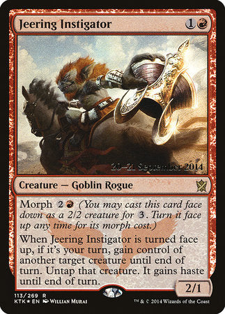 Jeering Instigator [Khans of Tarkir Promos] | Eastridge Sports Cards & Games