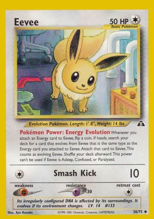 Eevee (38/75) [Neo Discovery Unlimited] | Eastridge Sports Cards & Games