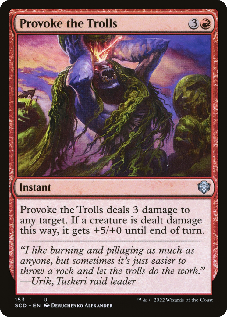 Provoke the Trolls [Starter Commander Decks] | Eastridge Sports Cards & Games
