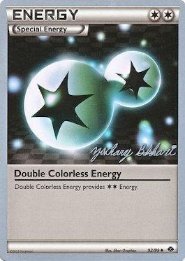 Double Colorless Energy (92/99) (CMT - Zachary Bokhari) [World Championships 2012] | Eastridge Sports Cards & Games