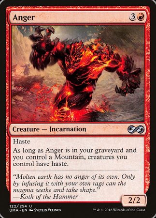 Anger [Ultimate Masters] | Eastridge Sports Cards & Games