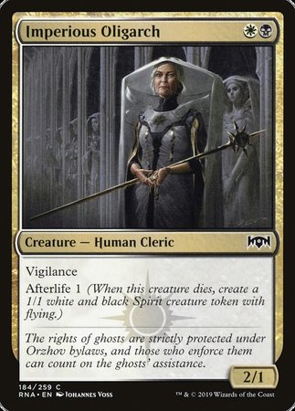 Imperious Oligarch [Ravnica Allegiance] | Eastridge Sports Cards & Games