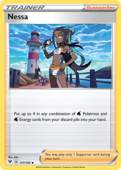 Nessa (157/185) [Sword & Shield: Vivid Voltage] | Eastridge Sports Cards & Games