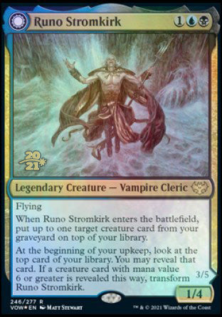 Runo Stromkirk // Krothuss, Lord of the Deep [Innistrad: Crimson Vow Prerelease Promos] | Eastridge Sports Cards & Games