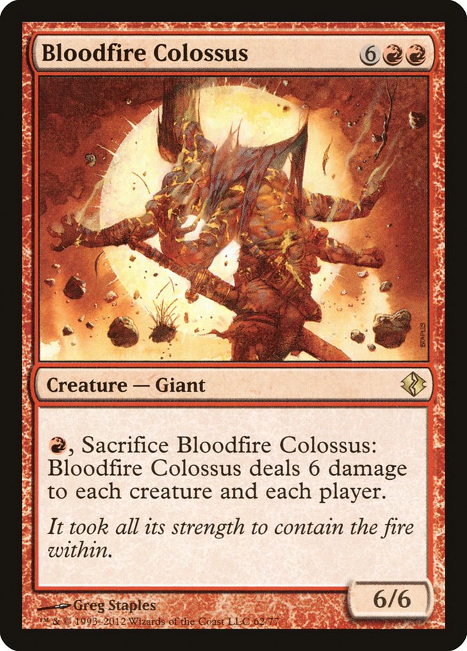 Bloodfire Colossus [Duel Decks: Venser vs. Koth] | Eastridge Sports Cards & Games