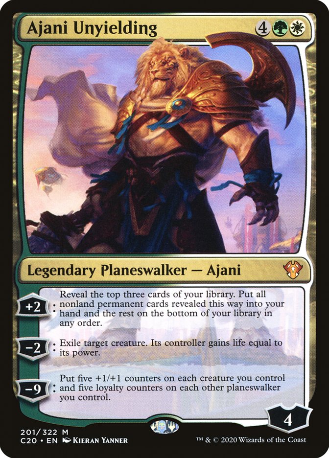 Ajani Unyielding [Commander 2020] | Eastridge Sports Cards & Games