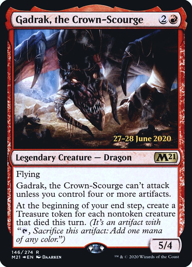 Gadrak, the Crown-Scourge  [Core Set 2021 Prerelease Promos] | Eastridge Sports Cards & Games