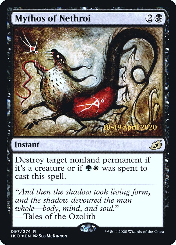 Mythos of Nethroi  [Ikoria: Lair of Behemoths Prerelease Promos] | Eastridge Sports Cards & Games