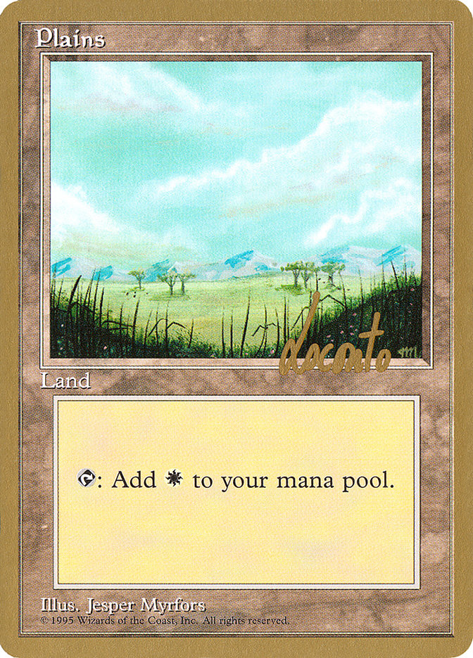 Plains (ml365) (Michael Loconto) [Pro Tour Collector Set] | Eastridge Sports Cards & Games