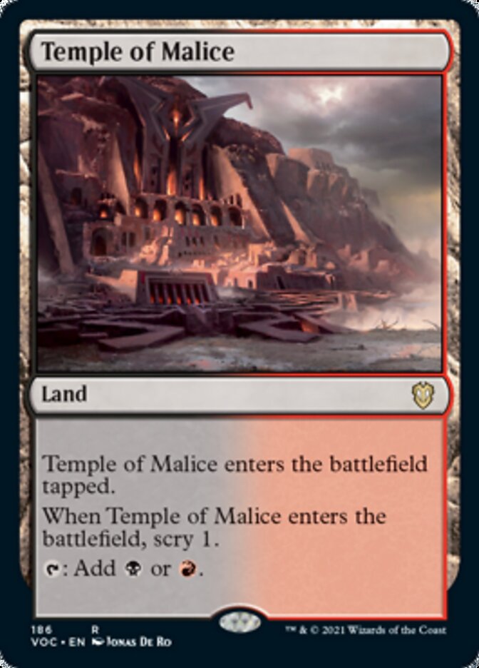 Temple of Malice [Innistrad: Crimson Vow Commander] | Eastridge Sports Cards & Games