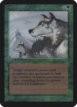 Aspect of Wolf [Limited Edition Alpha] | Eastridge Sports Cards & Games