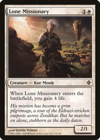 Lone Missionary [Rise of the Eldrazi] | Eastridge Sports Cards & Games