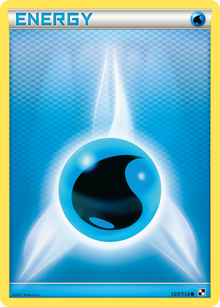 Water Energy (107/114) [Black & White: Base Set] | Eastridge Sports Cards & Games