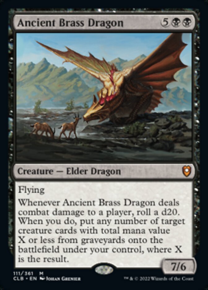 Ancient Brass Dragon [Commander Legends: Battle for Baldur's Gate] | Eastridge Sports Cards & Games