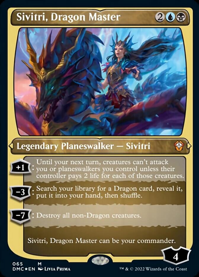 Sivitri, Dragon Master (Foil Etched) [Dominaria United Commander] | Eastridge Sports Cards & Games