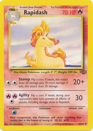 Rapidash (44/64) [Jungle Unlimited] | Eastridge Sports Cards & Games