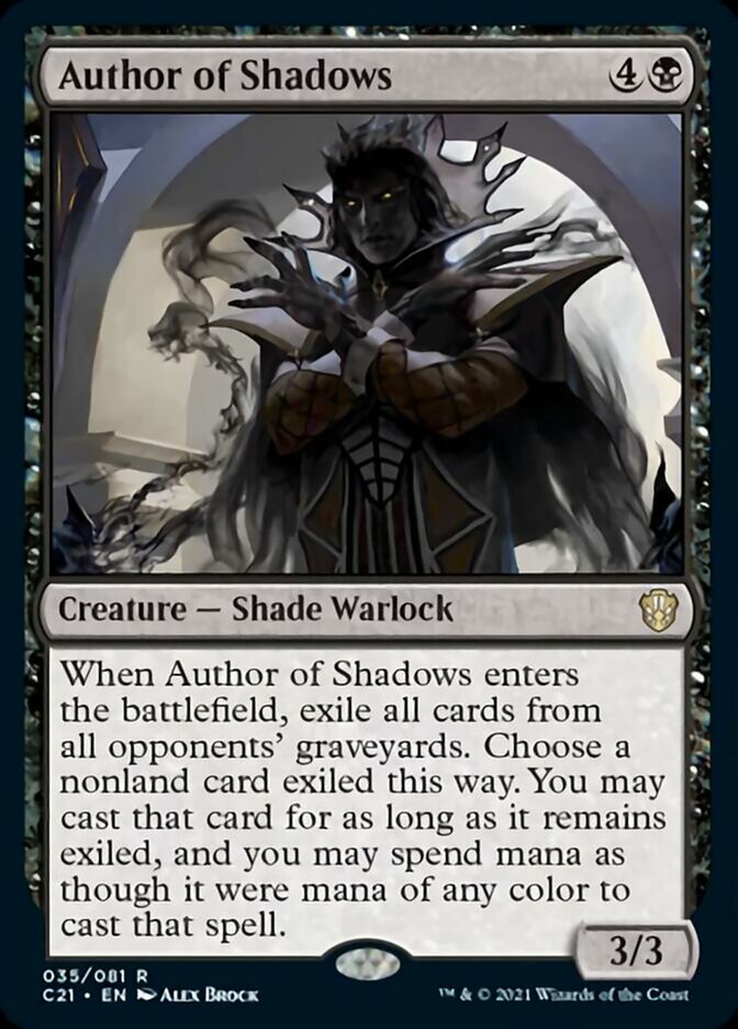 Author of Shadows  [Commander 2021] | Eastridge Sports Cards & Games