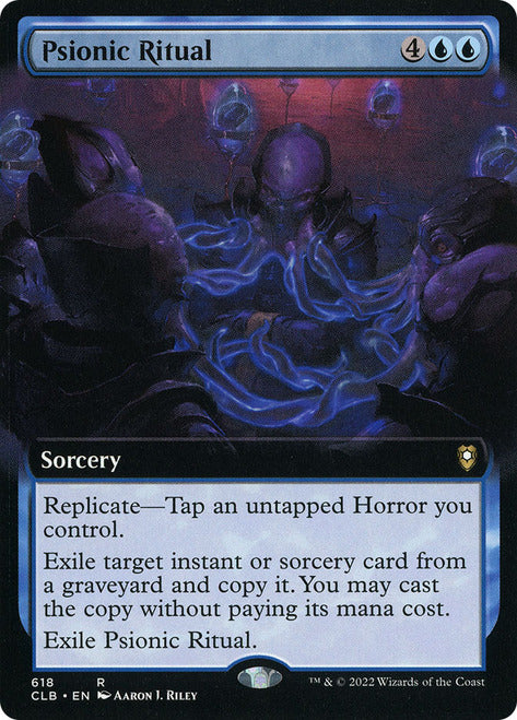 Psionic Ritual (Extended Art) [Commander Legends: Battle for Baldur's Gate] | Eastridge Sports Cards & Games