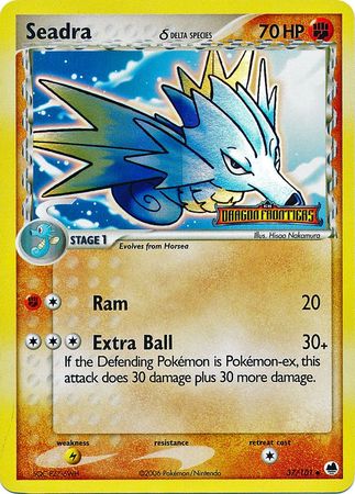 Seadra (37/101) (Delta Species) (Stamped) [EX: Dragon Frontiers] | Eastridge Sports Cards & Games