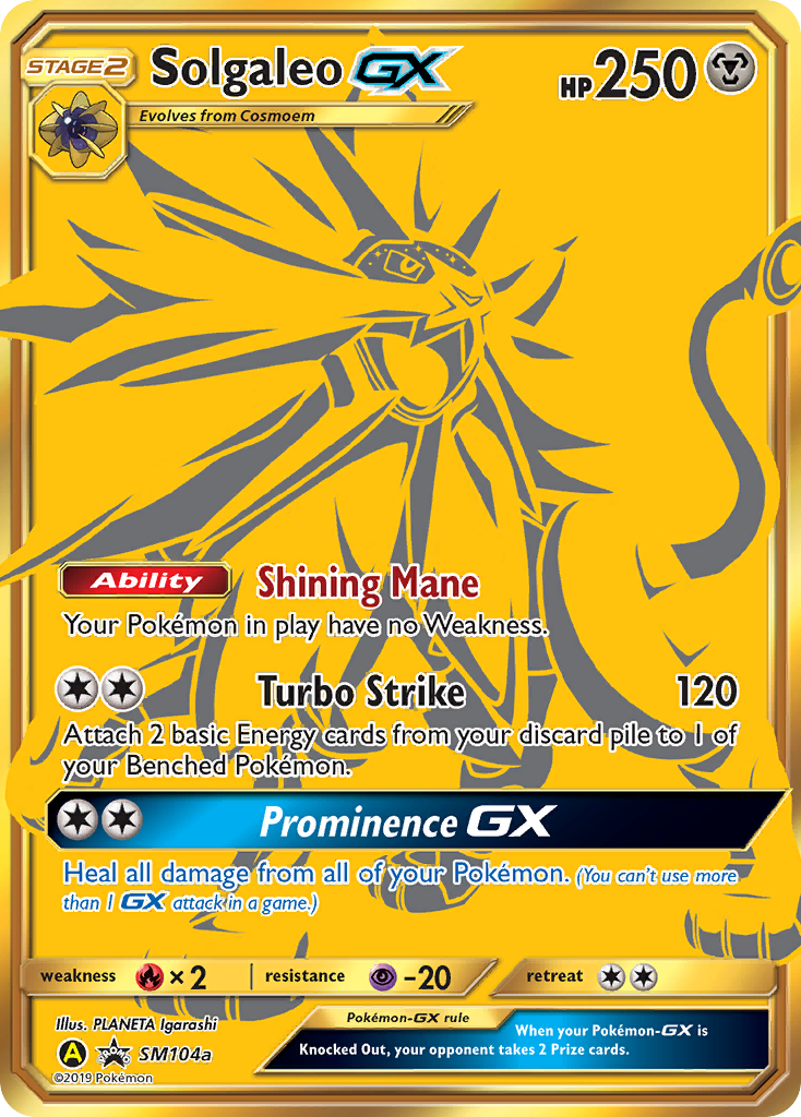 Solgaleo GX (SM104a) [Sun & Moon: Black Star Promos] | Eastridge Sports Cards & Games