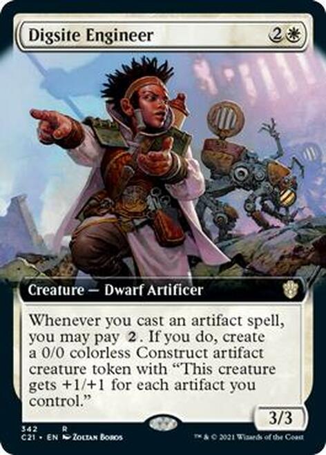 Digsite Engineer (Extended) [Commander 2021] | Eastridge Sports Cards & Games