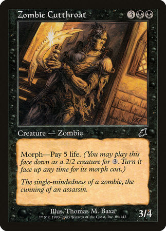 Zombie Cutthroat [Scourge] | Eastridge Sports Cards & Games