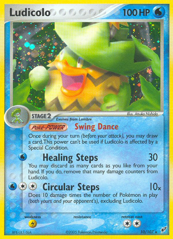 Ludicolo (10/107) [EX: Deoxys] | Eastridge Sports Cards & Games