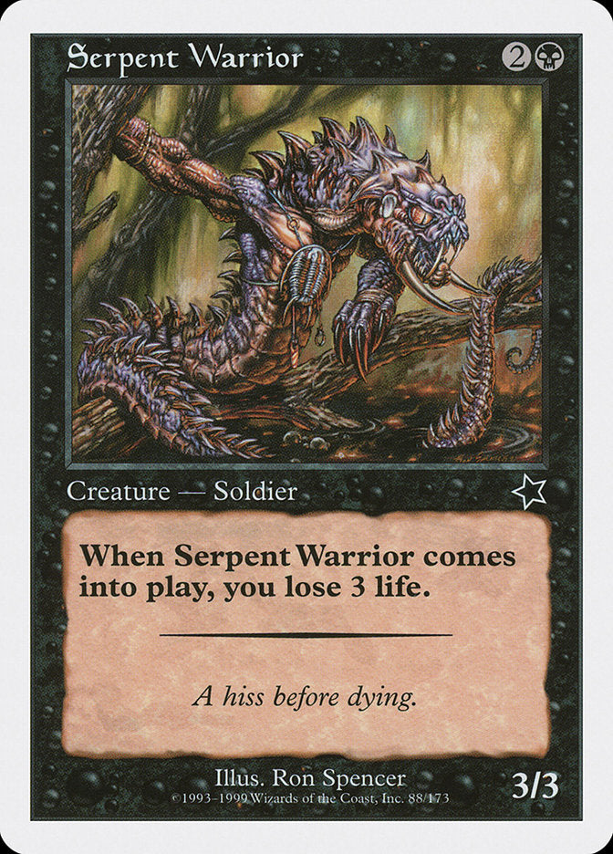 Serpent Warrior [Starter 1999] | Eastridge Sports Cards & Games